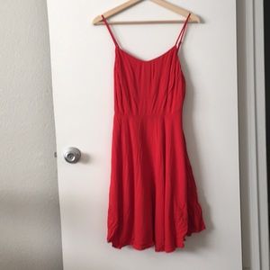 Strappy Red Sun Dress